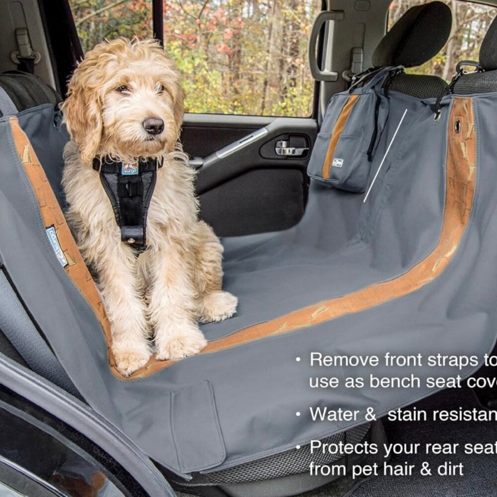 NWOT Kurgo "Wander" Hammock Style Dog Car Seat Cover | Grey